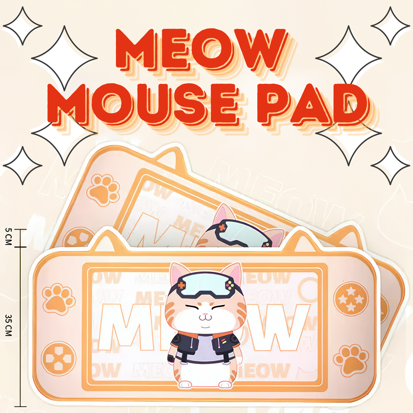 meow mouse pad