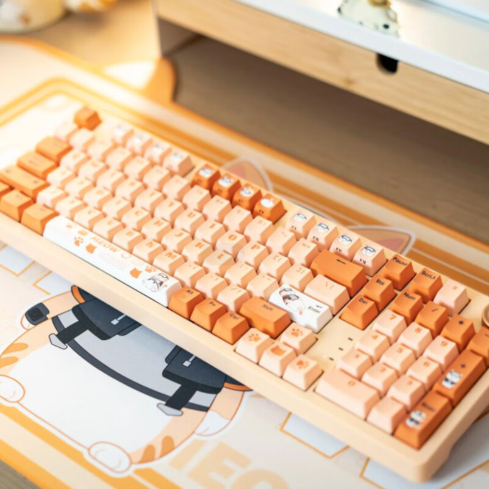 colorfire orange meow keyboard